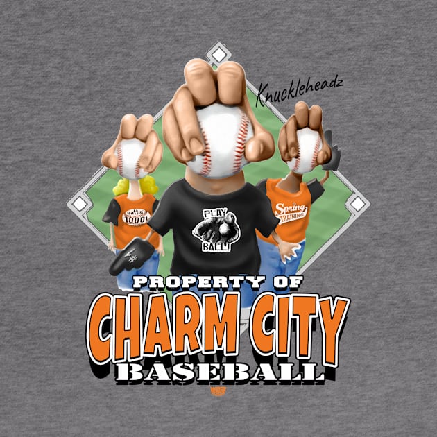 Knucklehead for Charm City Baseball by MudgeSportswear